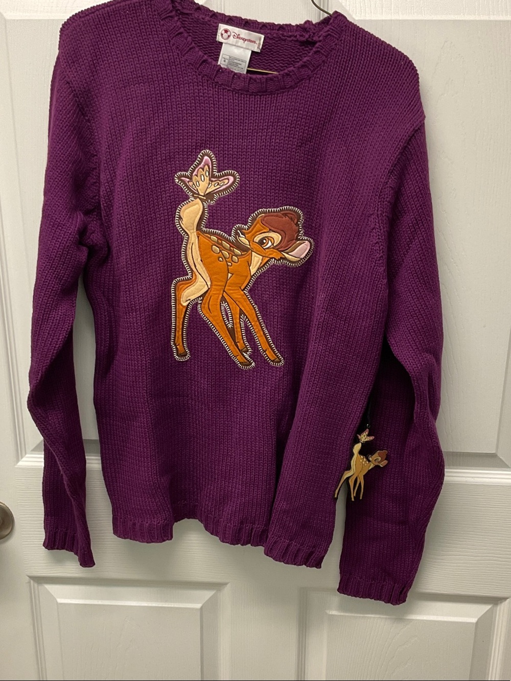 Vintage Disney Purple Bambi Crewneck Sweater